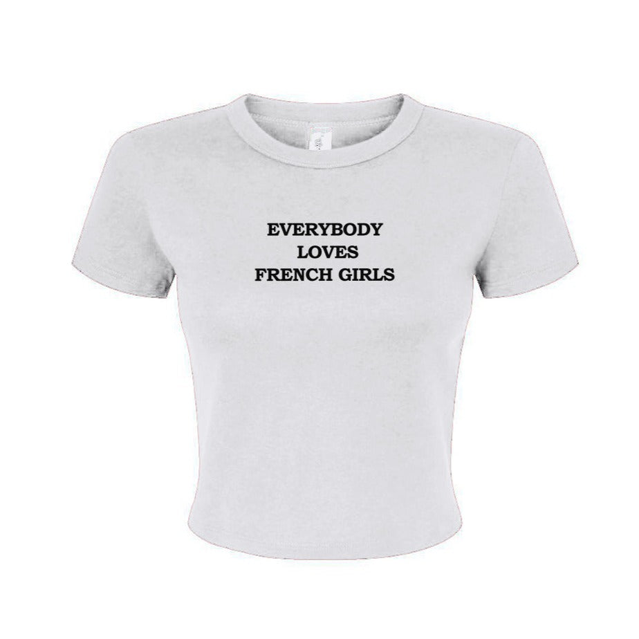French Girls Baby Tee